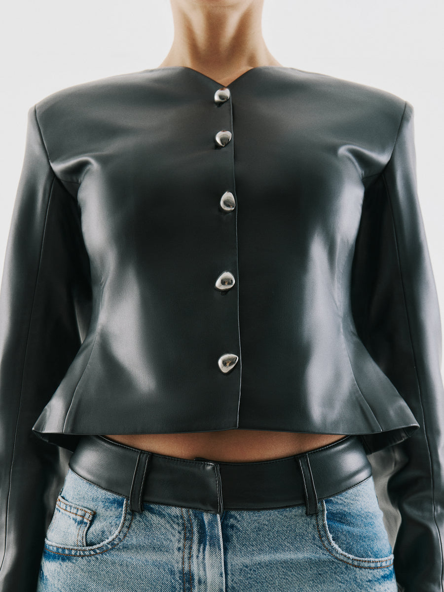 Look 06, Colette Jacket and Rebel Pants Black Belt, Fall / Winter 26–27