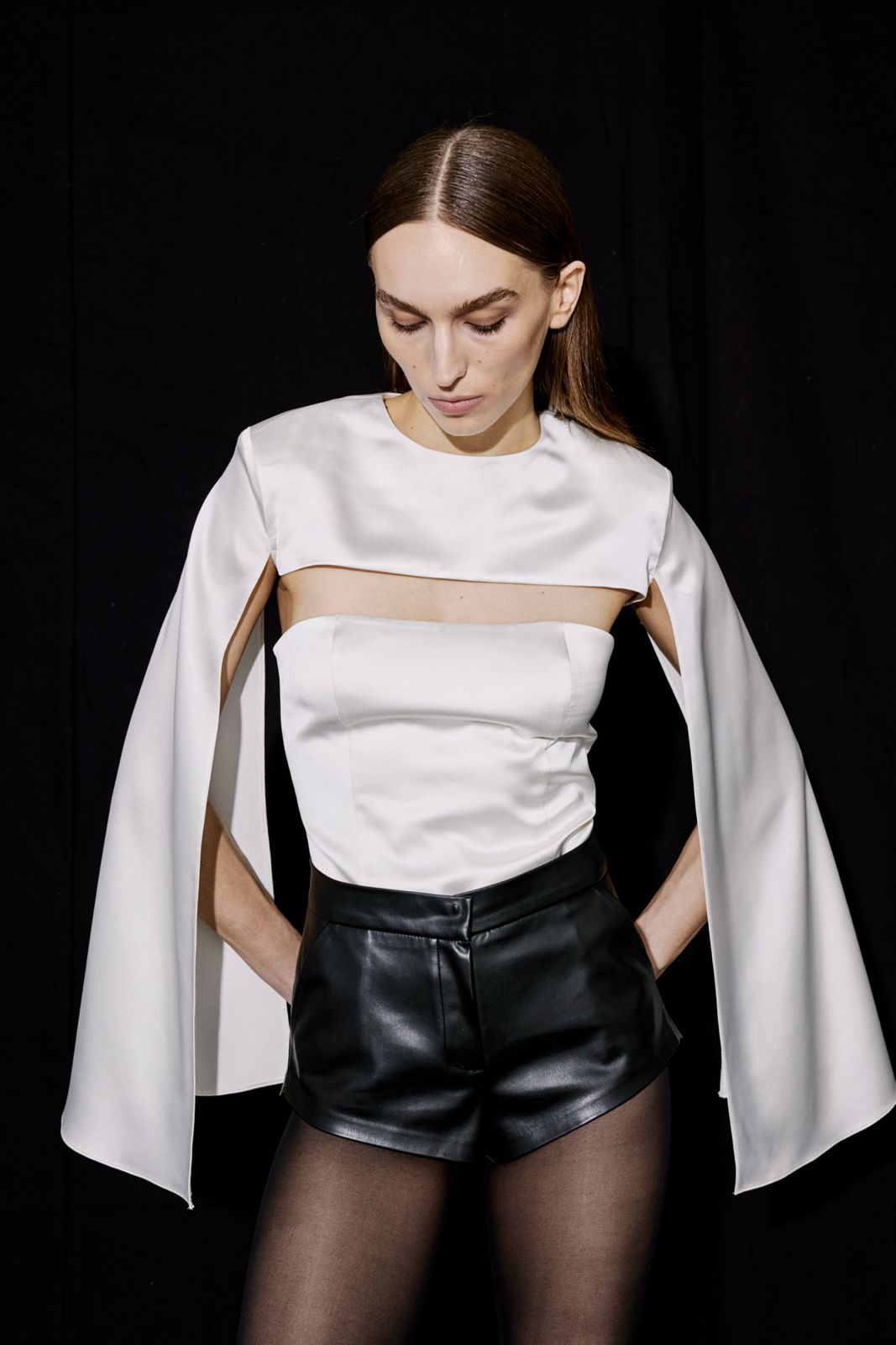 Look 17, Eos Coat and Zyra Skirt, Fall / Winter 25–26
