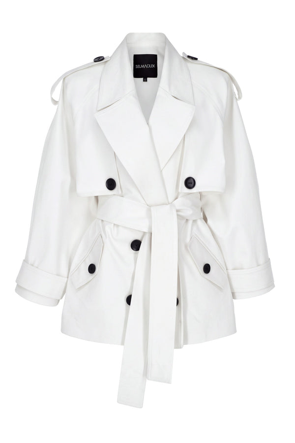 Terra White Trench Coat