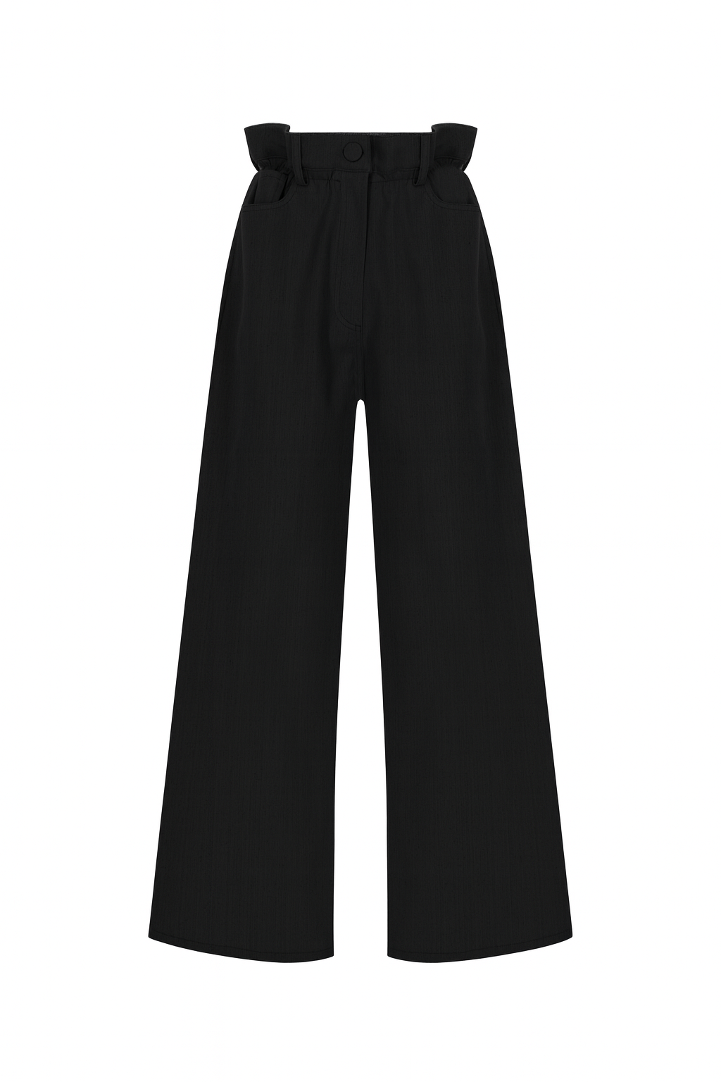 Aria Gabardine Trousers – Black