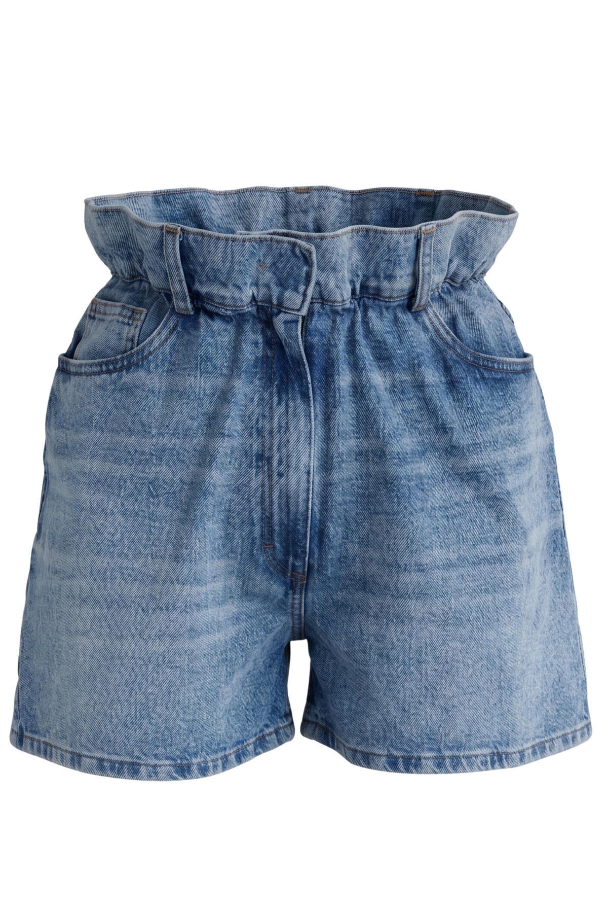 Aria Denim Shorts – Blue