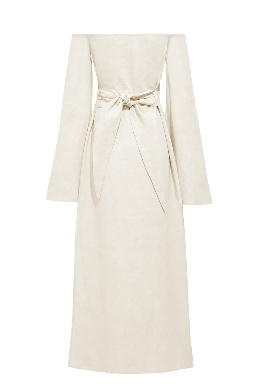 ecru linen dress The Rosemary Linen Dress in Ecru