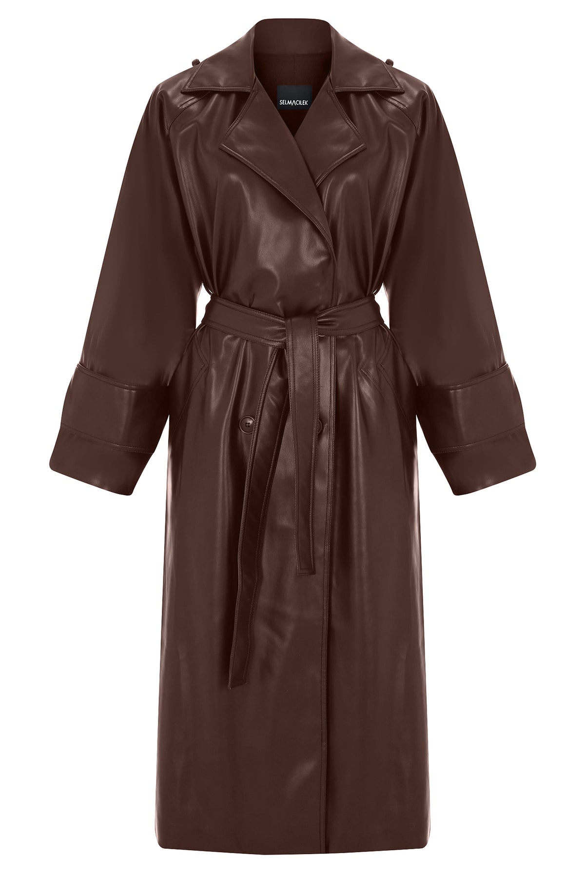 Lama Dark Brown Trench Coat