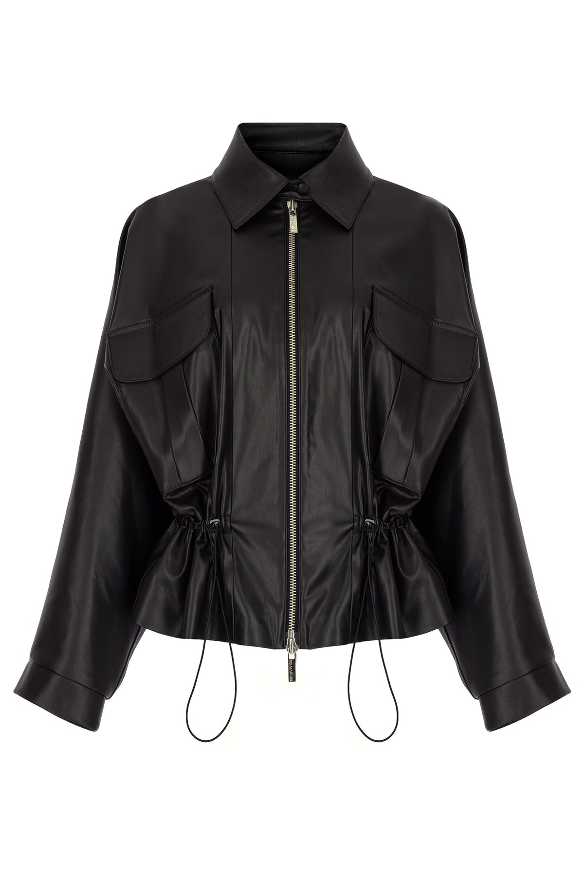 Mavera Vegan Leather Jacket – Black