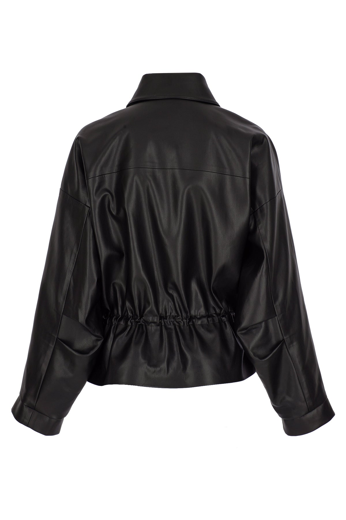 Mavera Vegan Leather Jacket – Black
