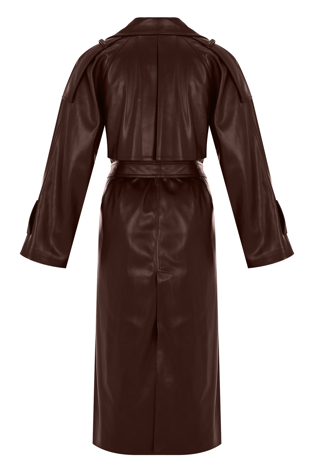 Lama Dark Brown Trench Coat