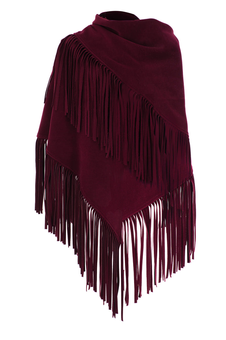 Elora Burgundy Scarf