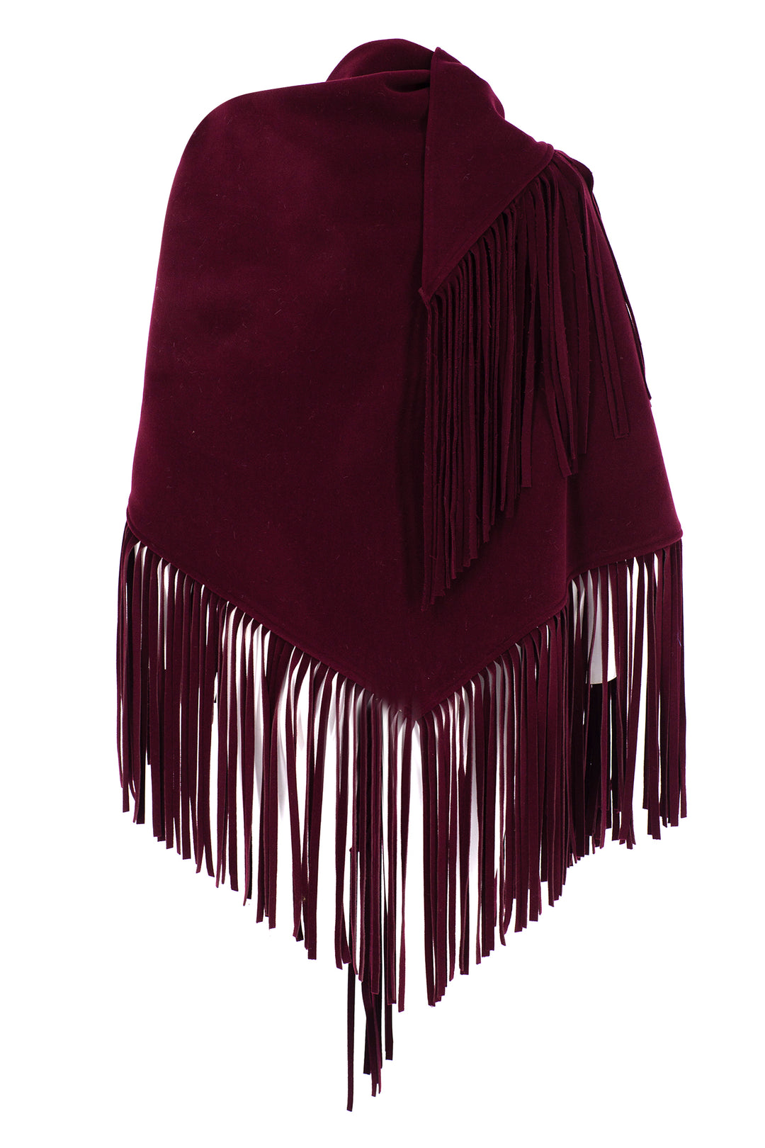 Elora Burgundy Scarf