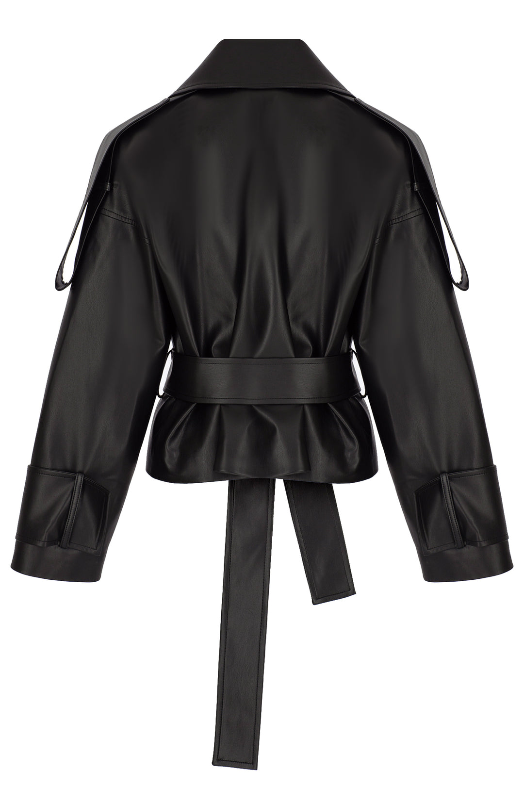 Nayla Black Leather Jacket