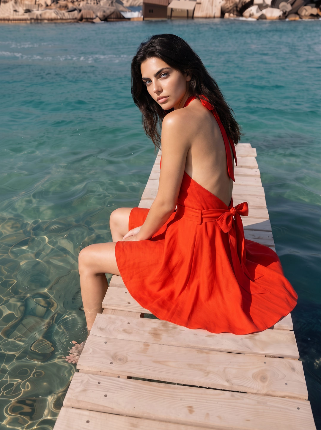 Celeste Brown Dress