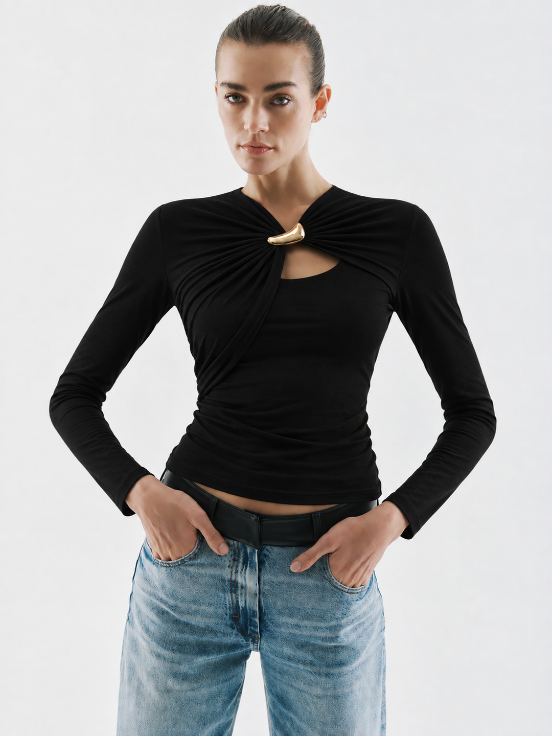 Kemi Black Blouse