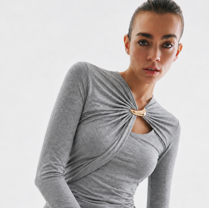 Kemi Gray Blouse