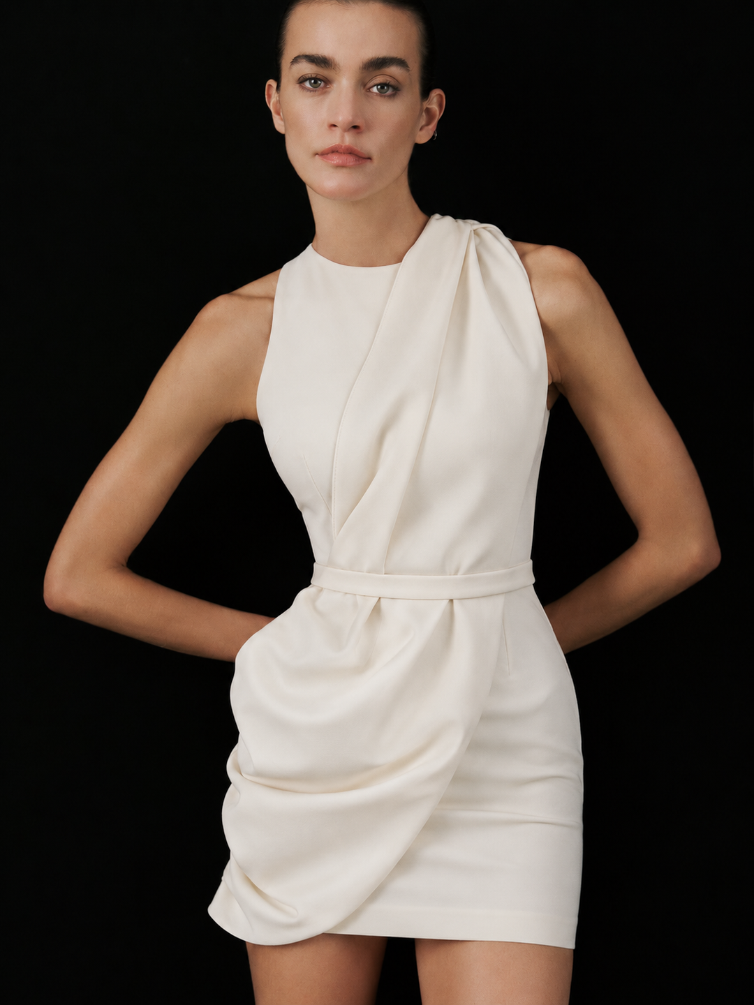 Anais Ecru Dress
