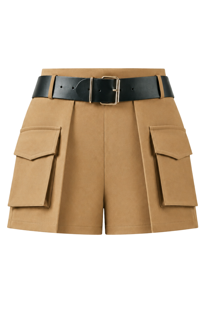 Lina Camel Short-Skirt