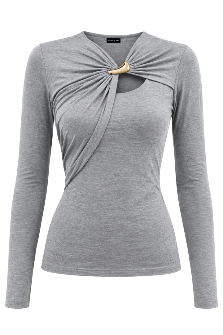 Kemi Gray Blouse