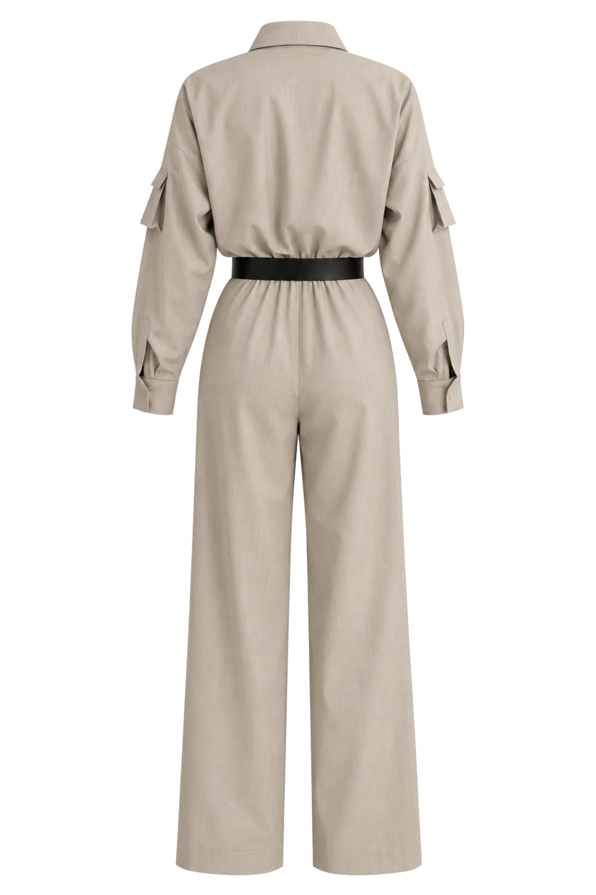 Safari Jumpsuit – Beige