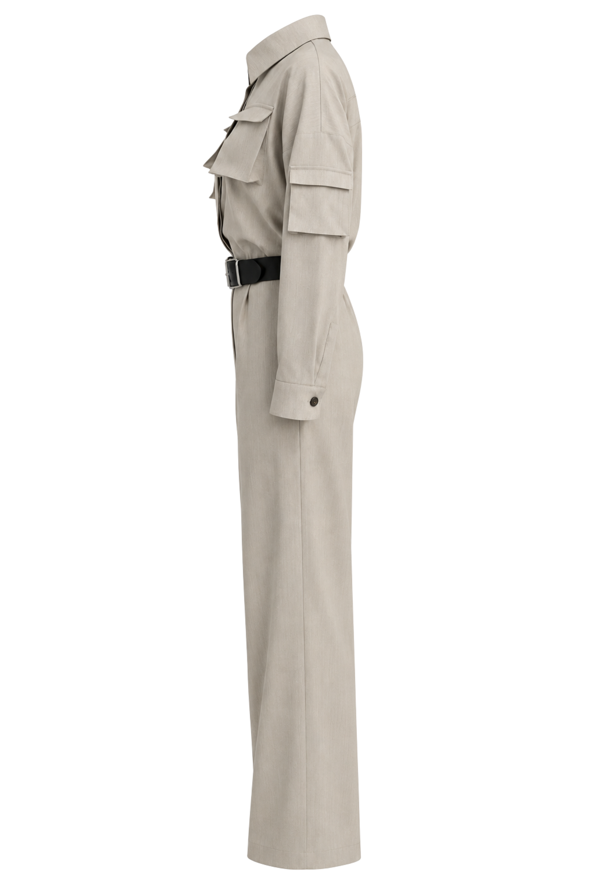 Safari Jumpsuit – Beige