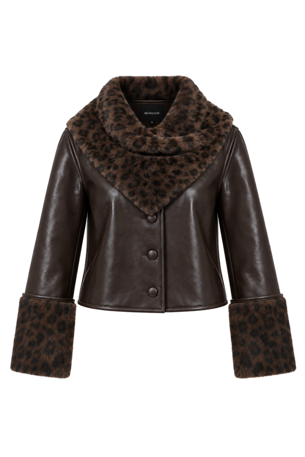 Lisa Reversable Brown Jacket
