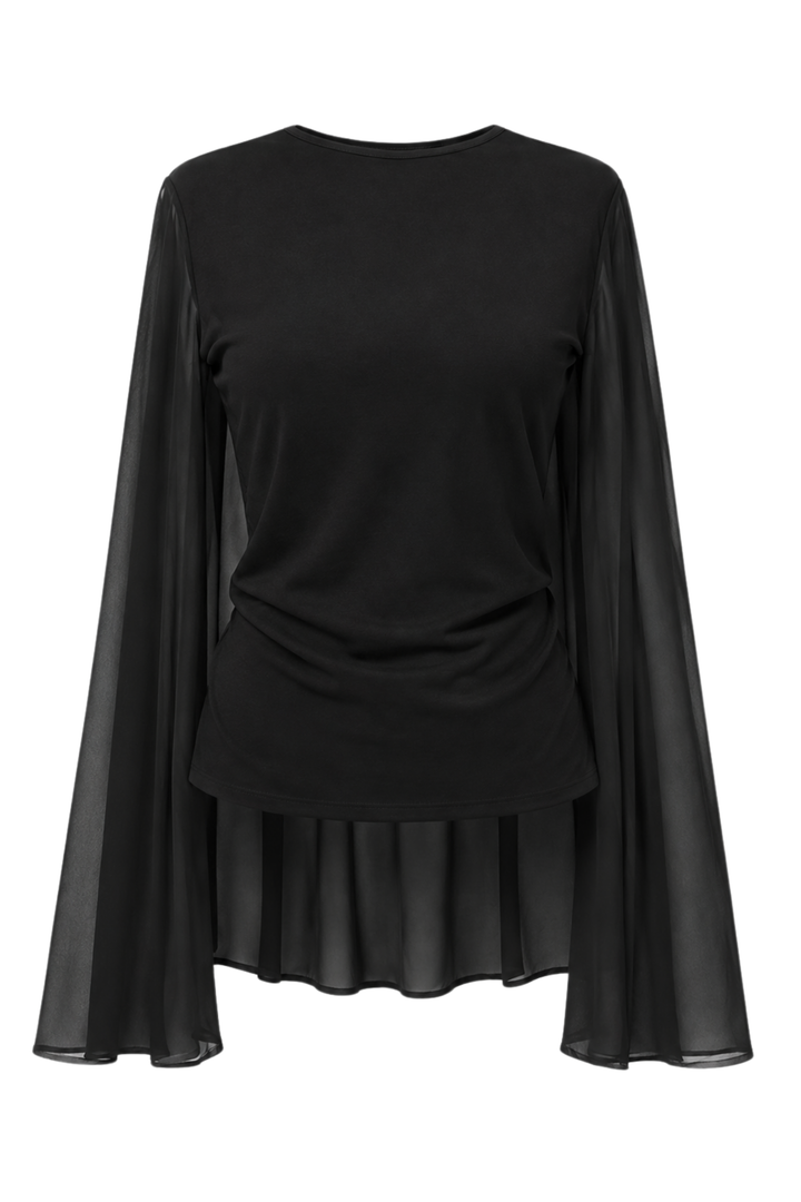 Monarch Black Blouse