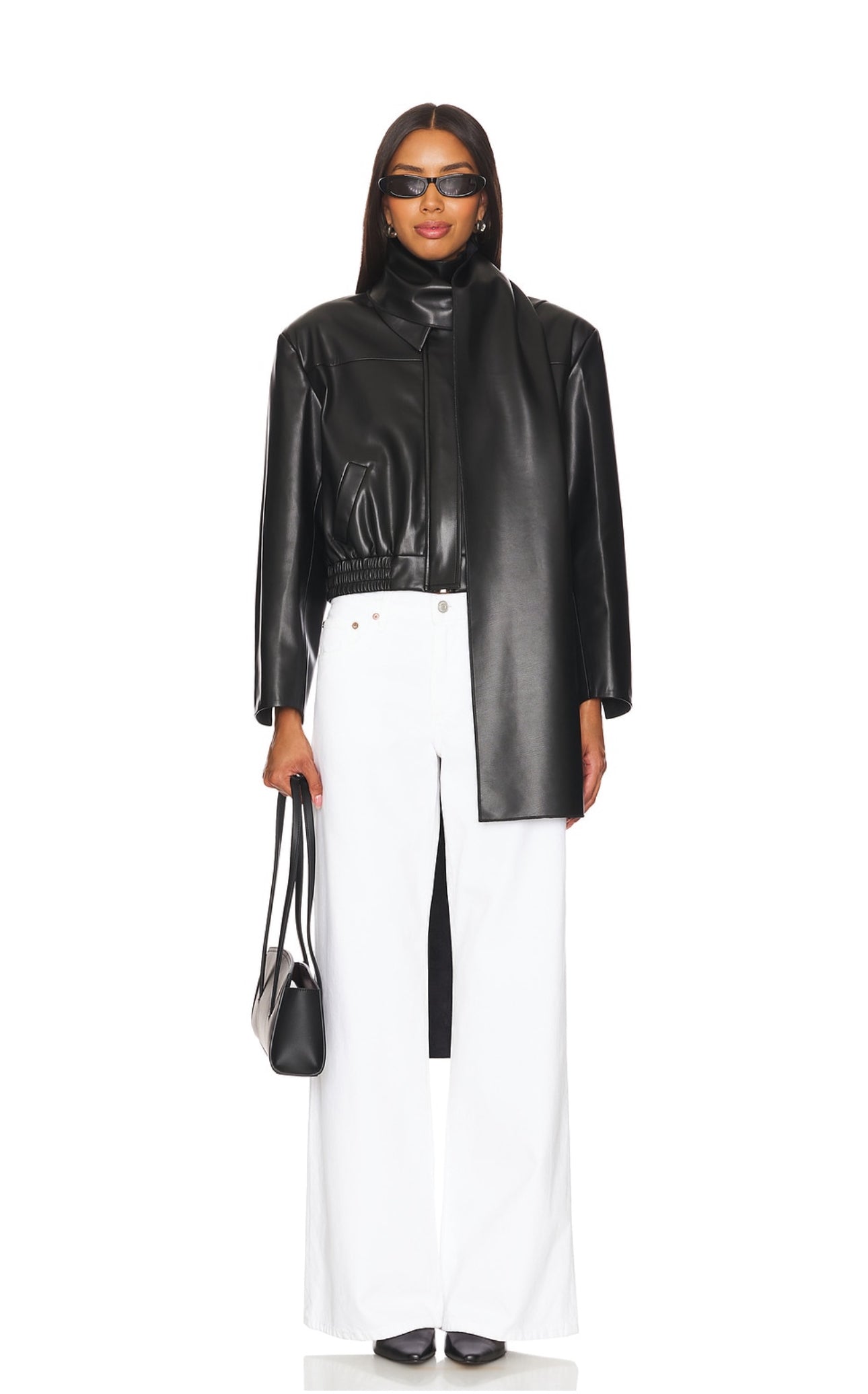 Paris Black Vegan Leather Jacket – EN-SELMACILEK