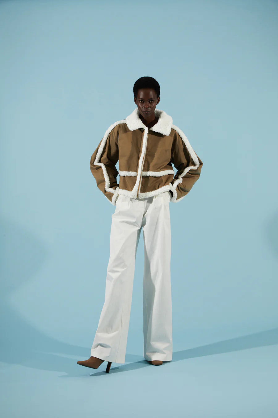 Lumi Ecru Canvas Pants