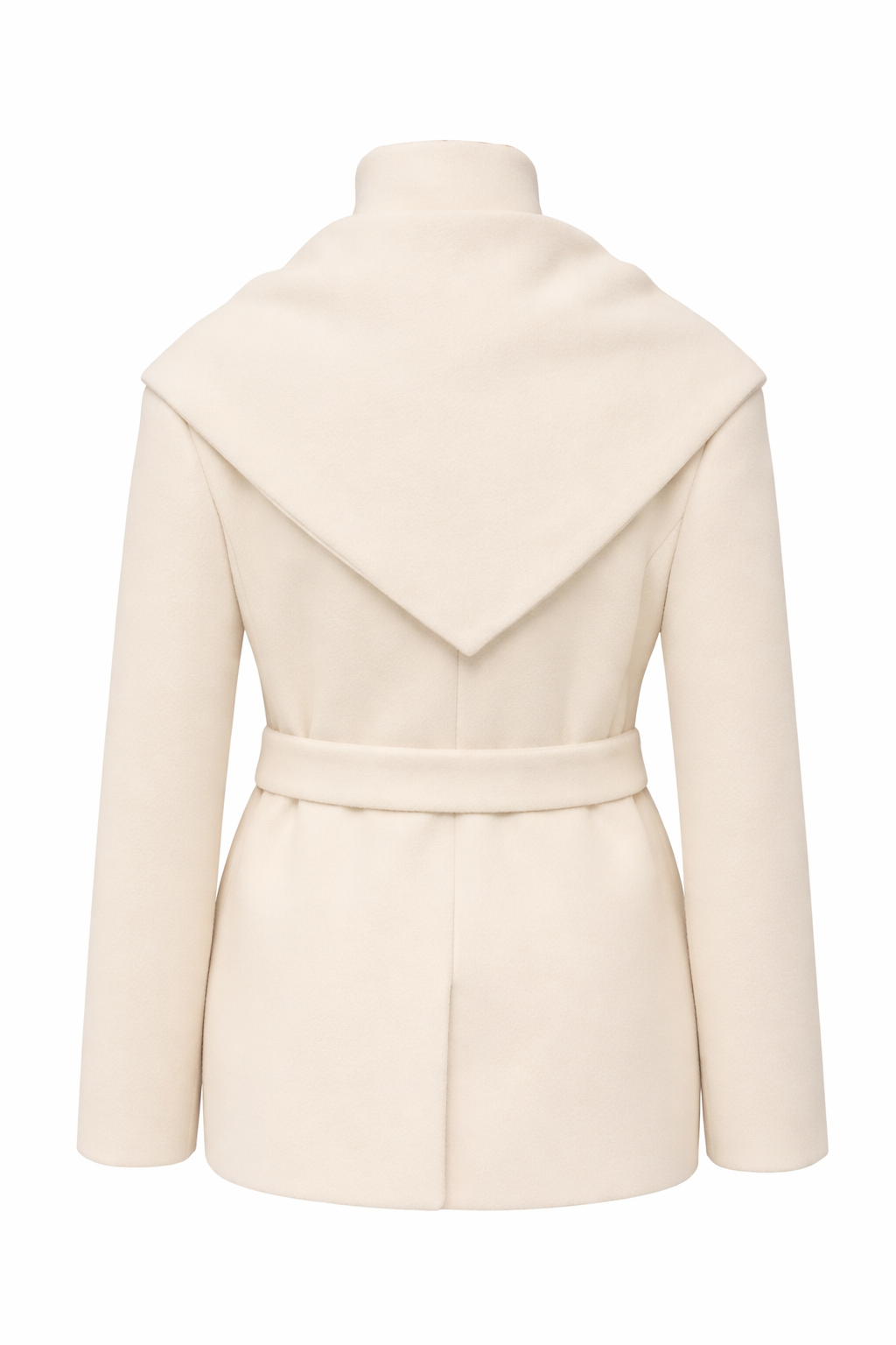 Coco Ecru Melton Coat