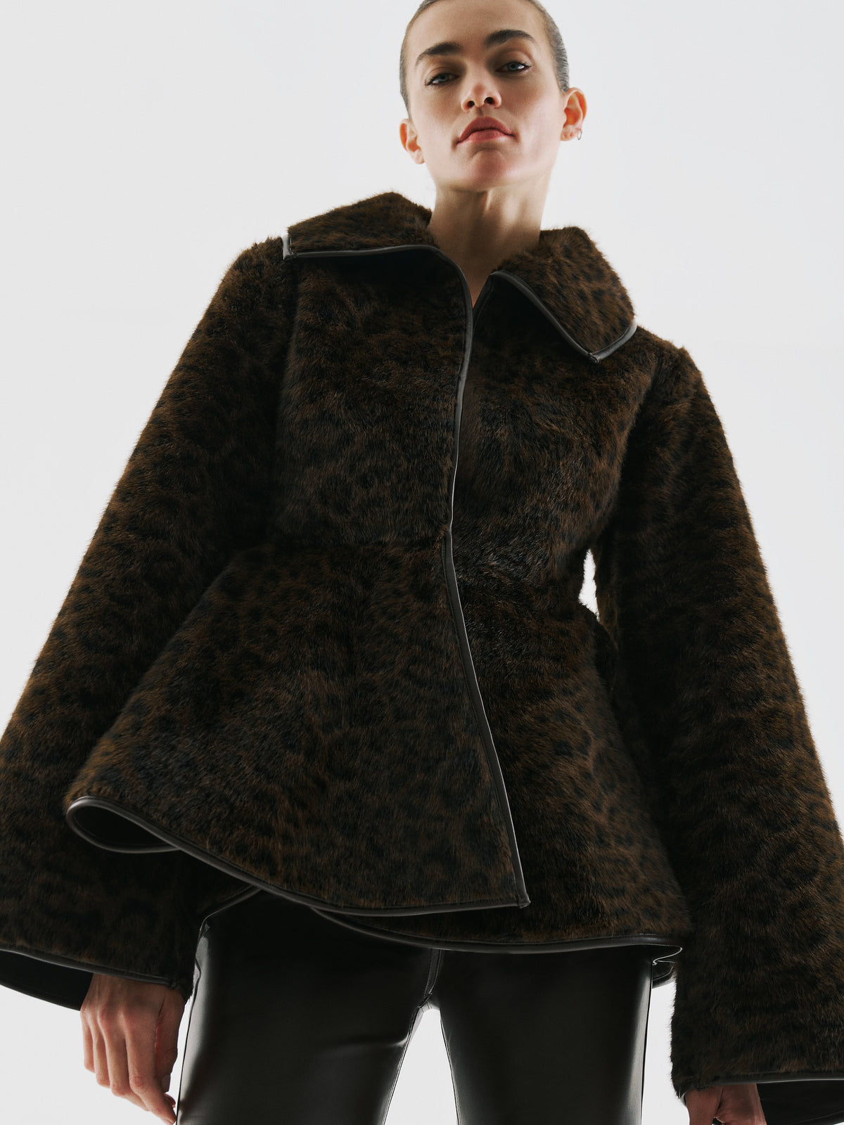 Selena Reversible Jacket – Brown
