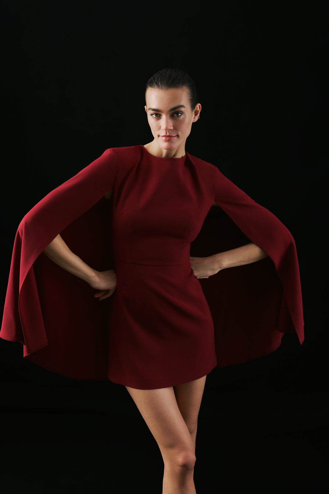 Monarch Burgundy Dress