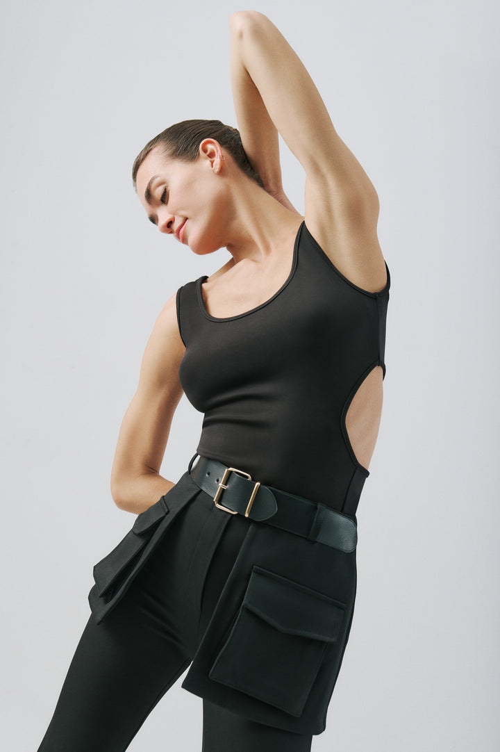Isla Black Blouse