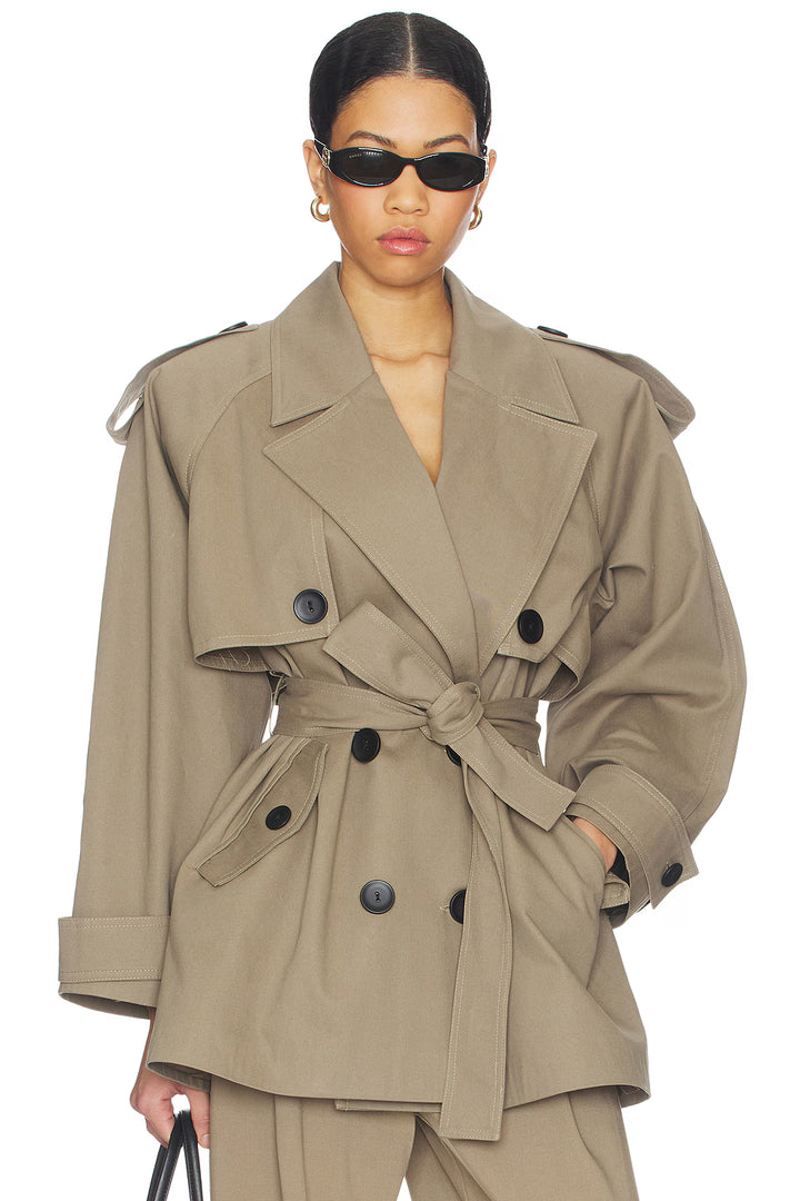 Terra Ecru Trench Coat