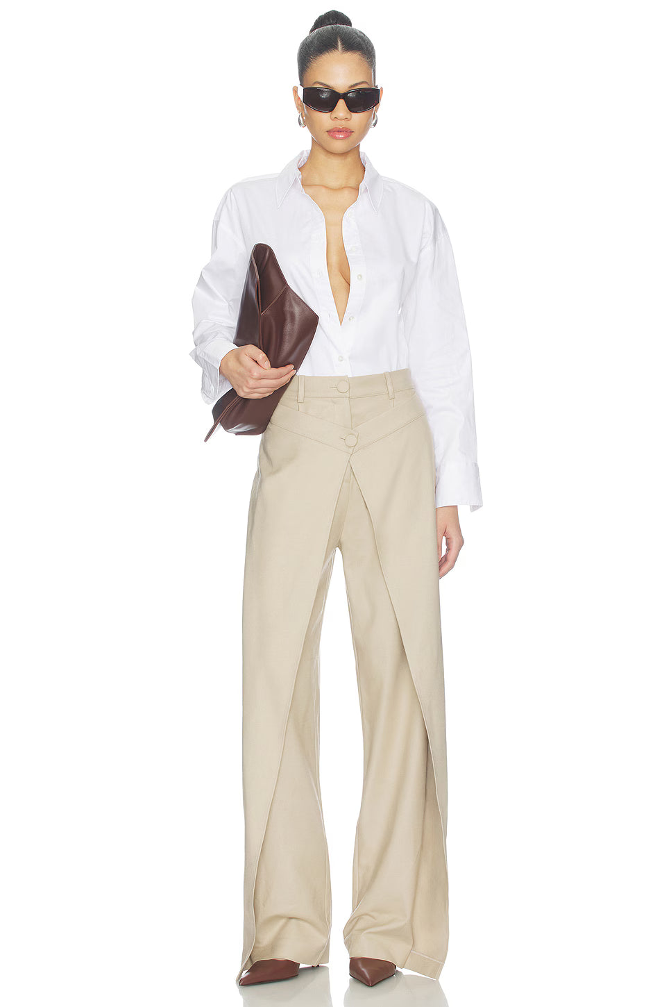 Reign Beige Trousers