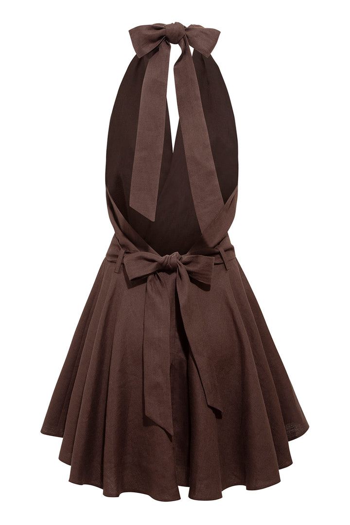 Celeste Brown Dress