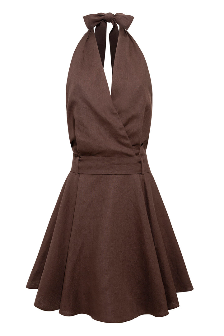Celeste Brown Dress