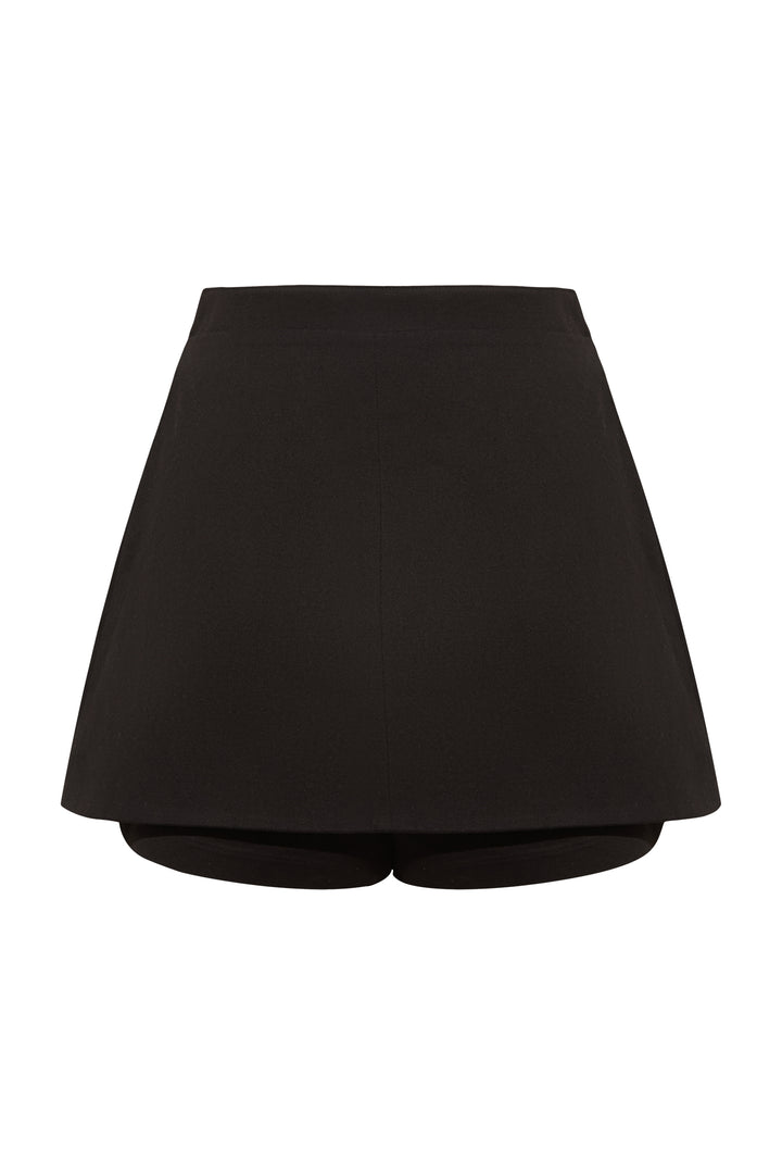 Lina Black Short-Skirt