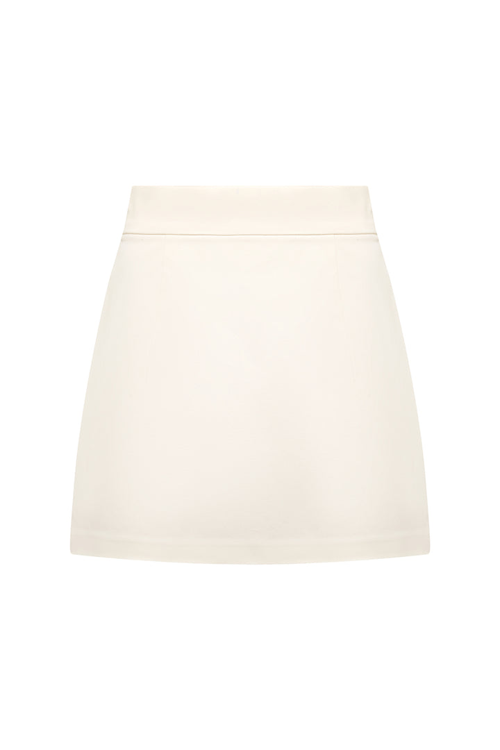 Luis Ecru Skirt
