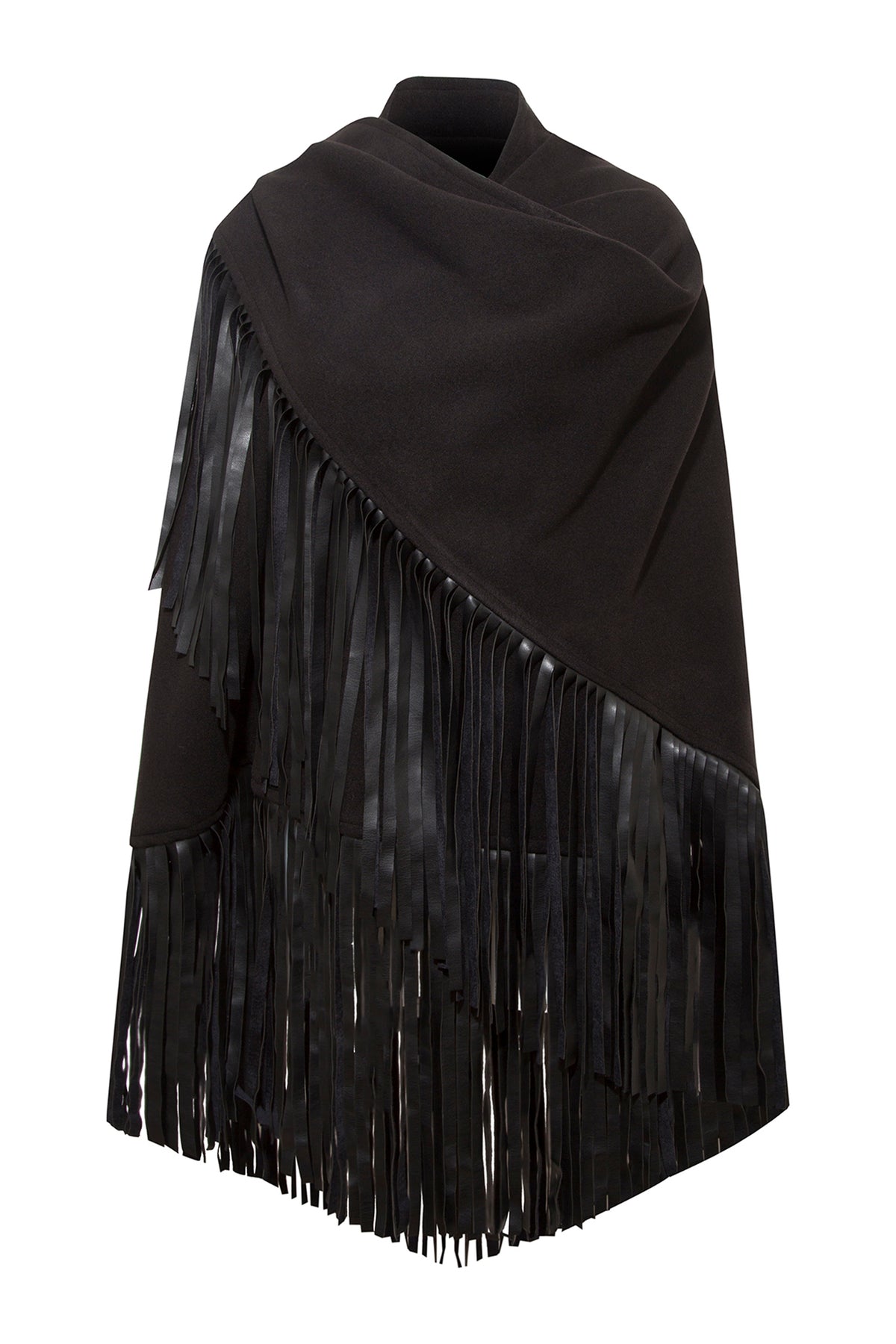 Elora Melton Shawl – Black