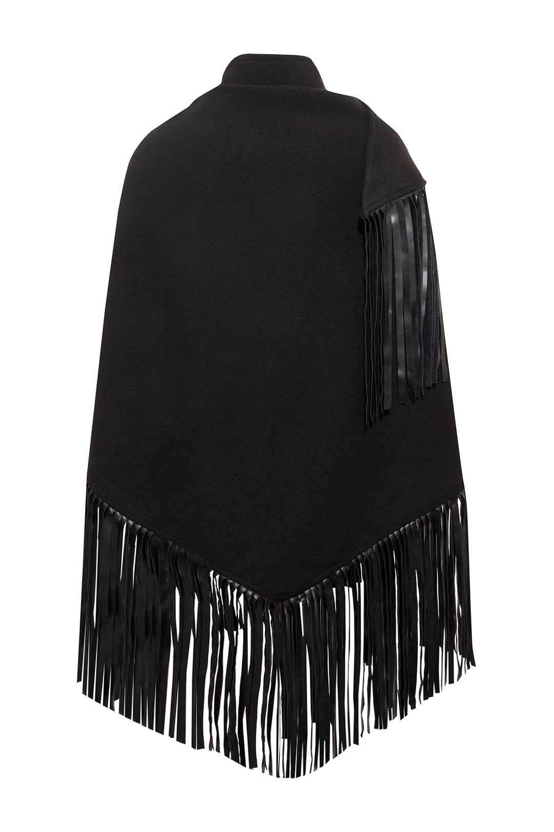 Elora Black Melton Scarf