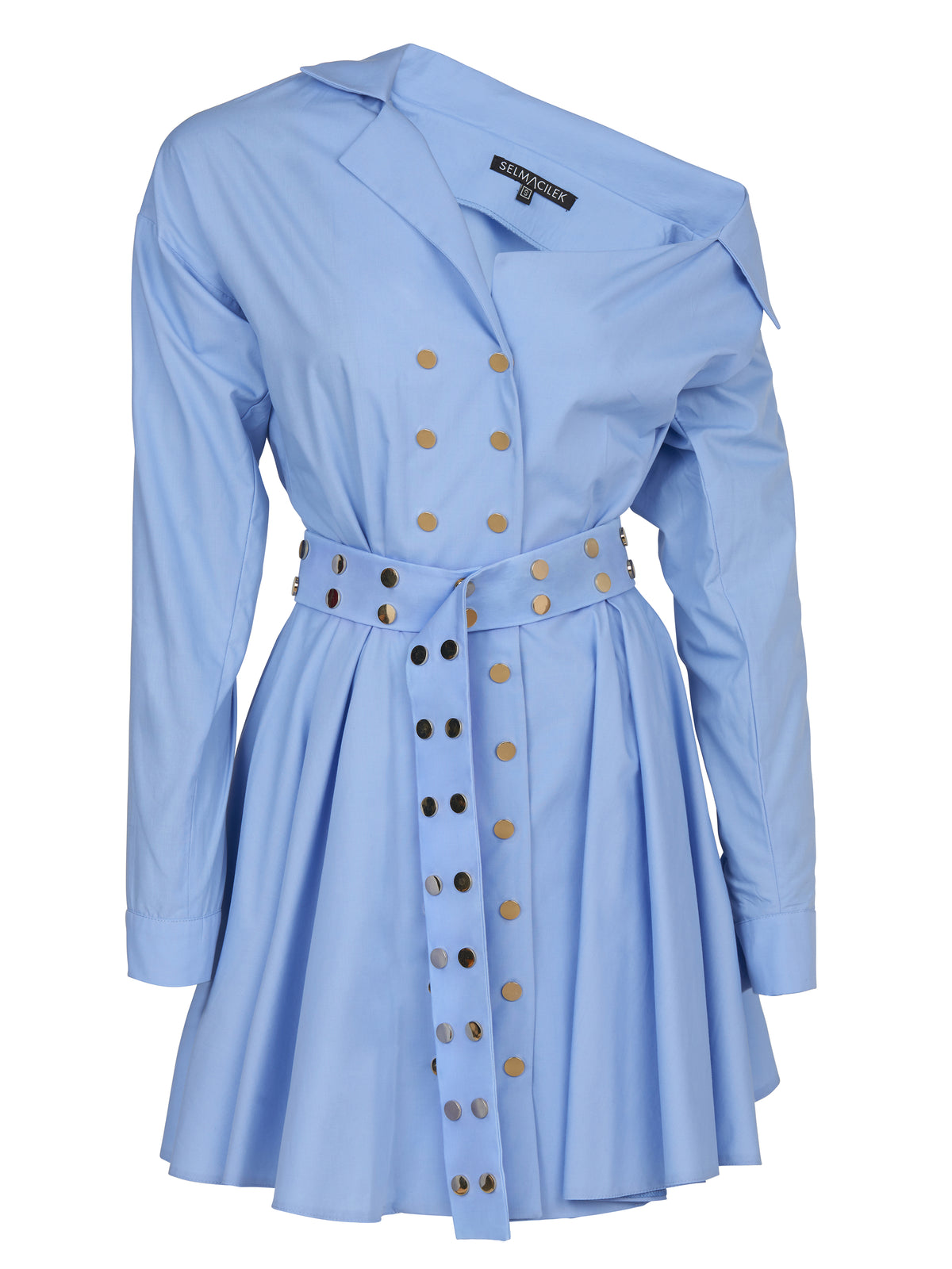 Milan Blue Mini Dress