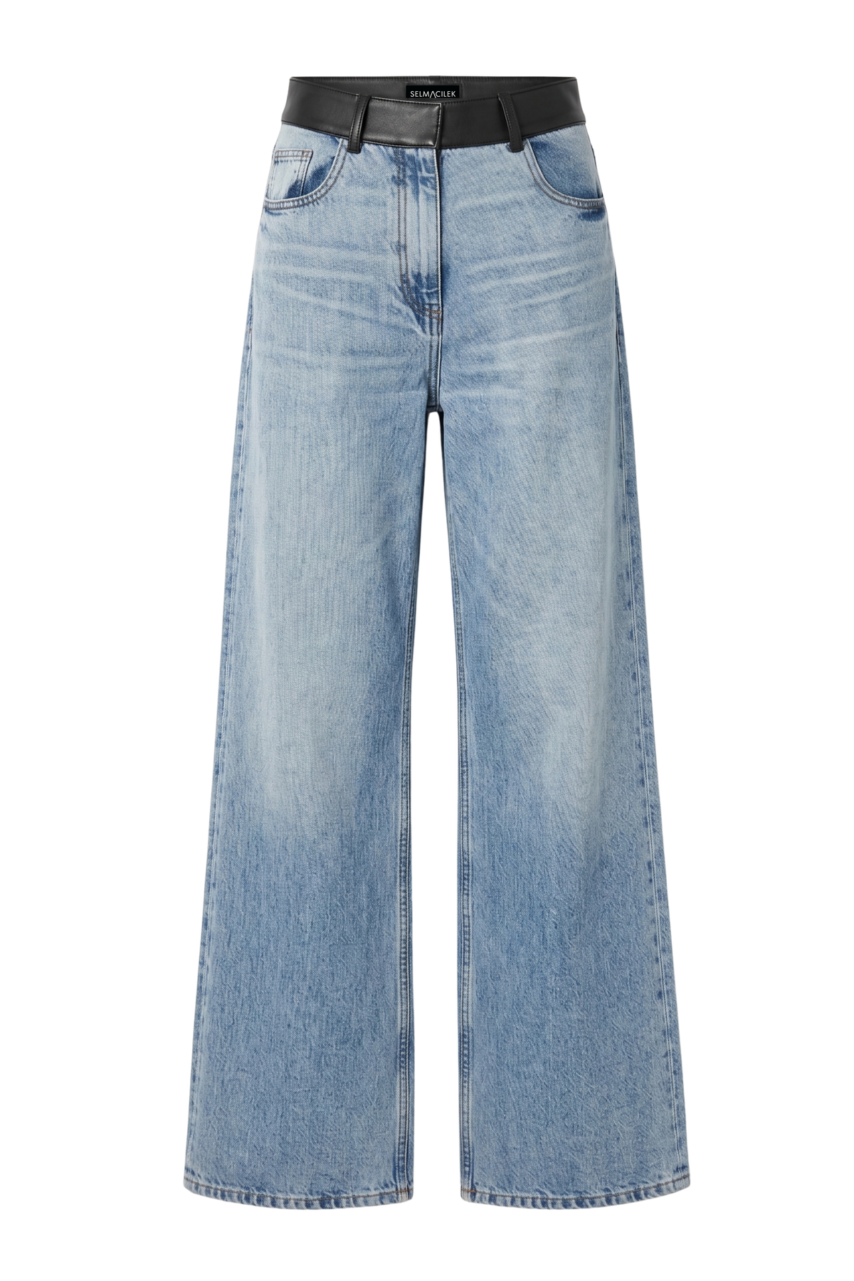 Rebel Jeans Black Belt – Blue