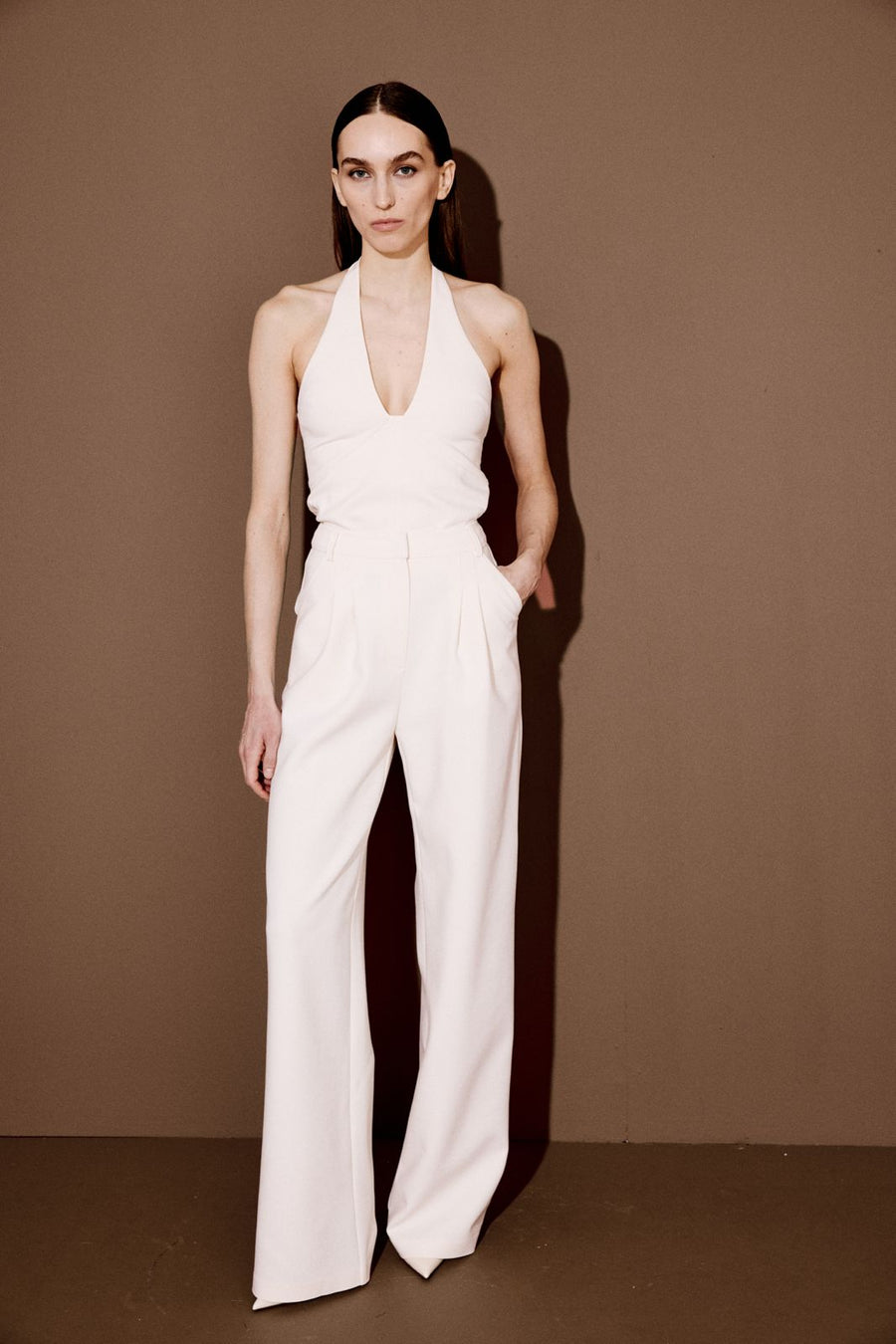 Look 16, Eos Coat and Lumi Trousers, Fall / Winter 25–26