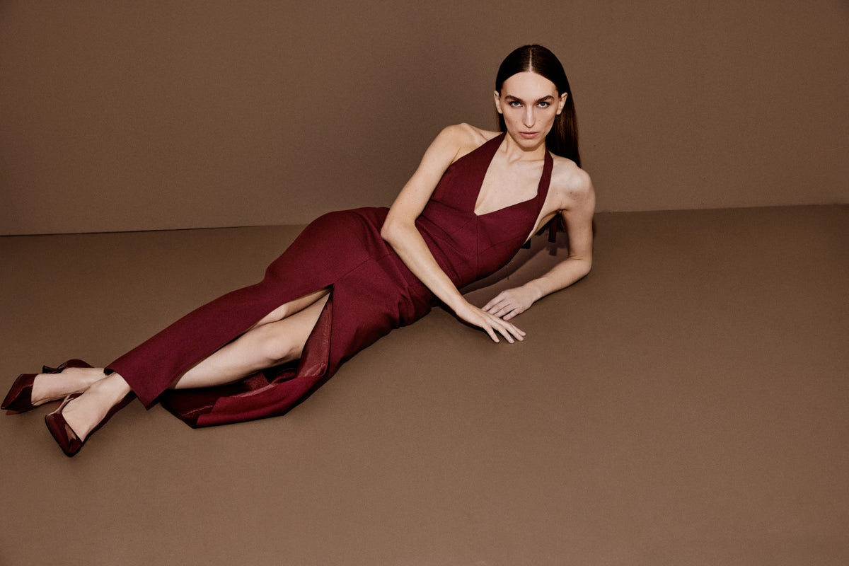 Astra Dress – Burgundy