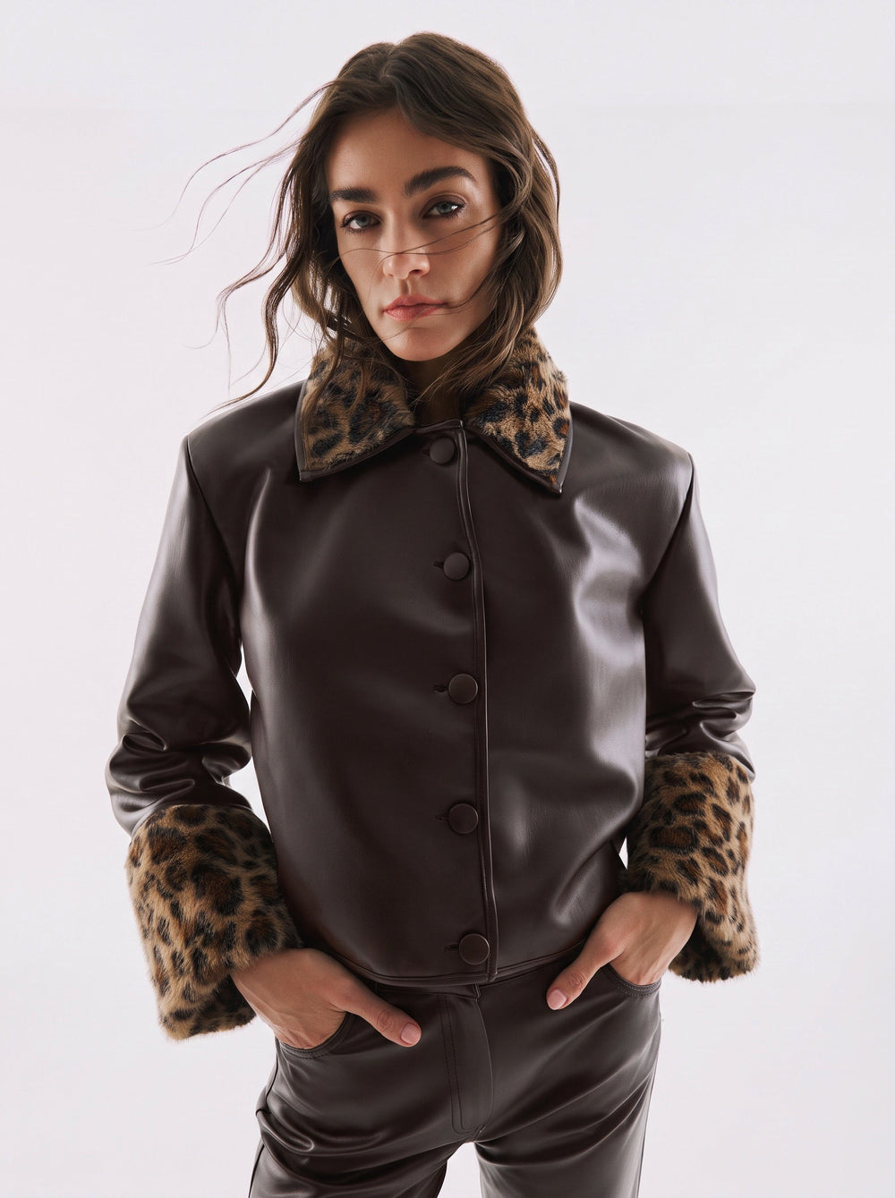 Lisa Reversible Jacket – Brown