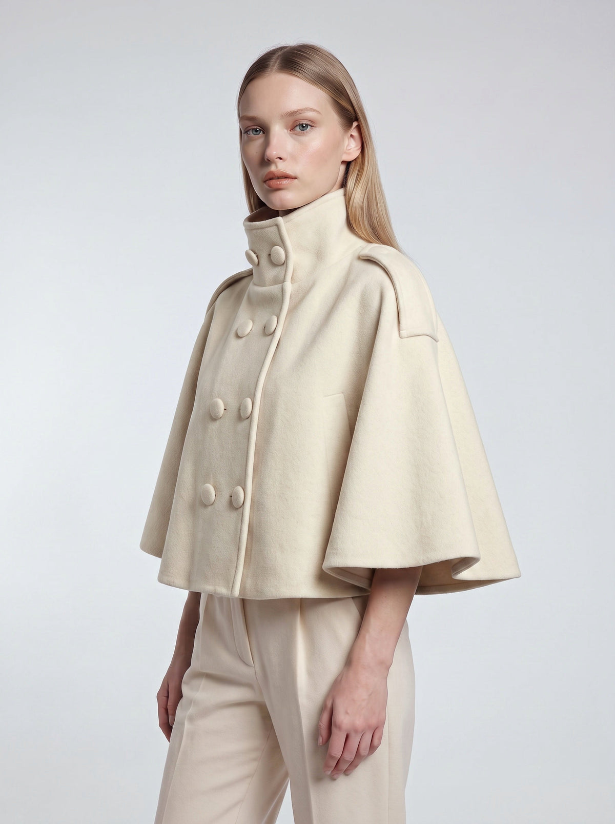 Mirel Melton Jacket – Ecru