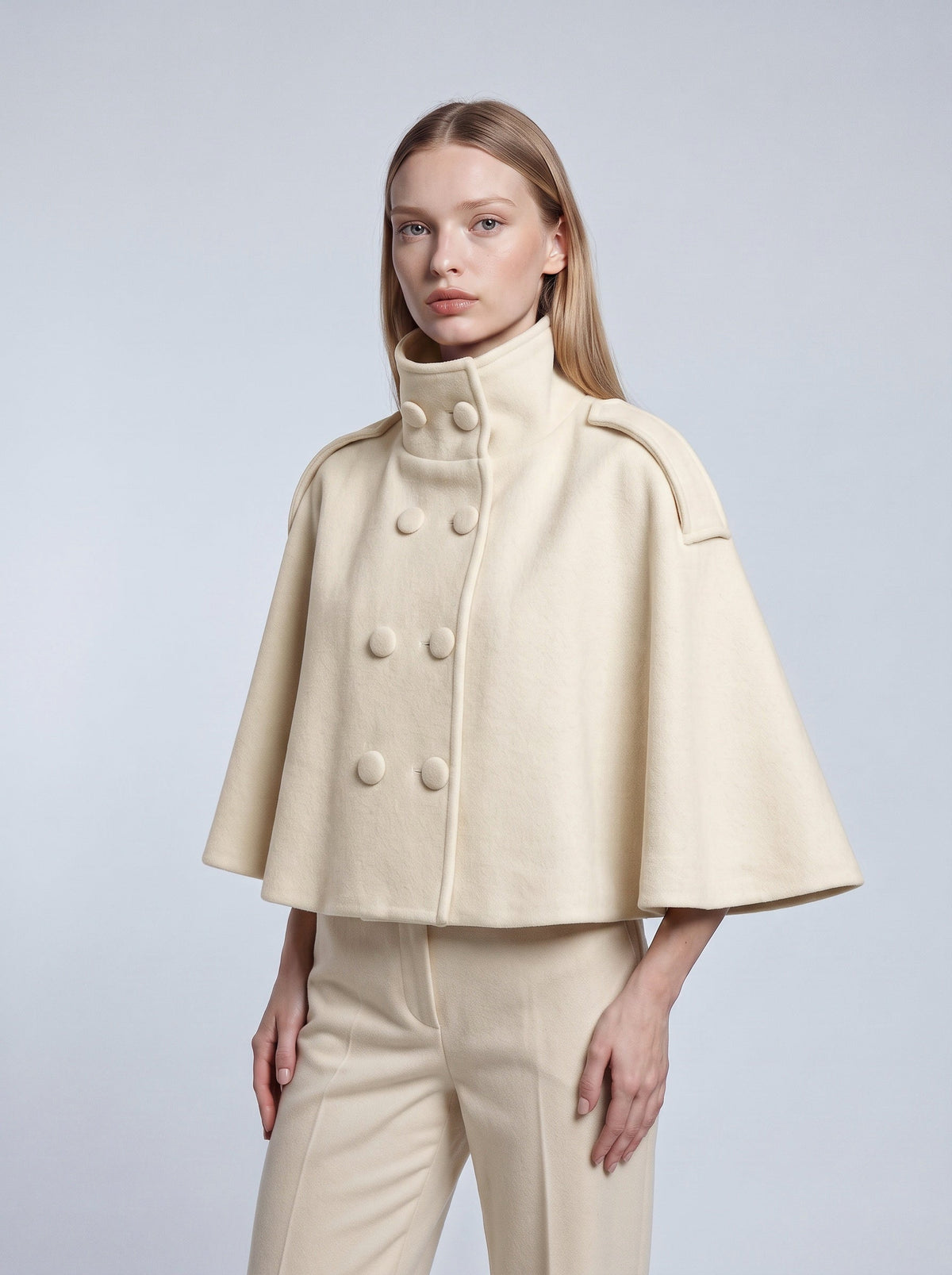 Mirel Melton Jacket – Ecru