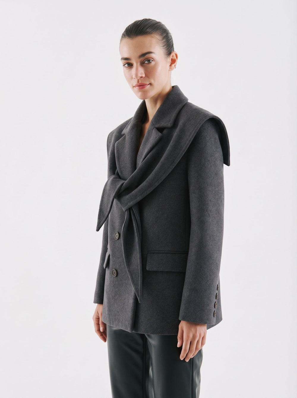 Omu Coat – Anthracite