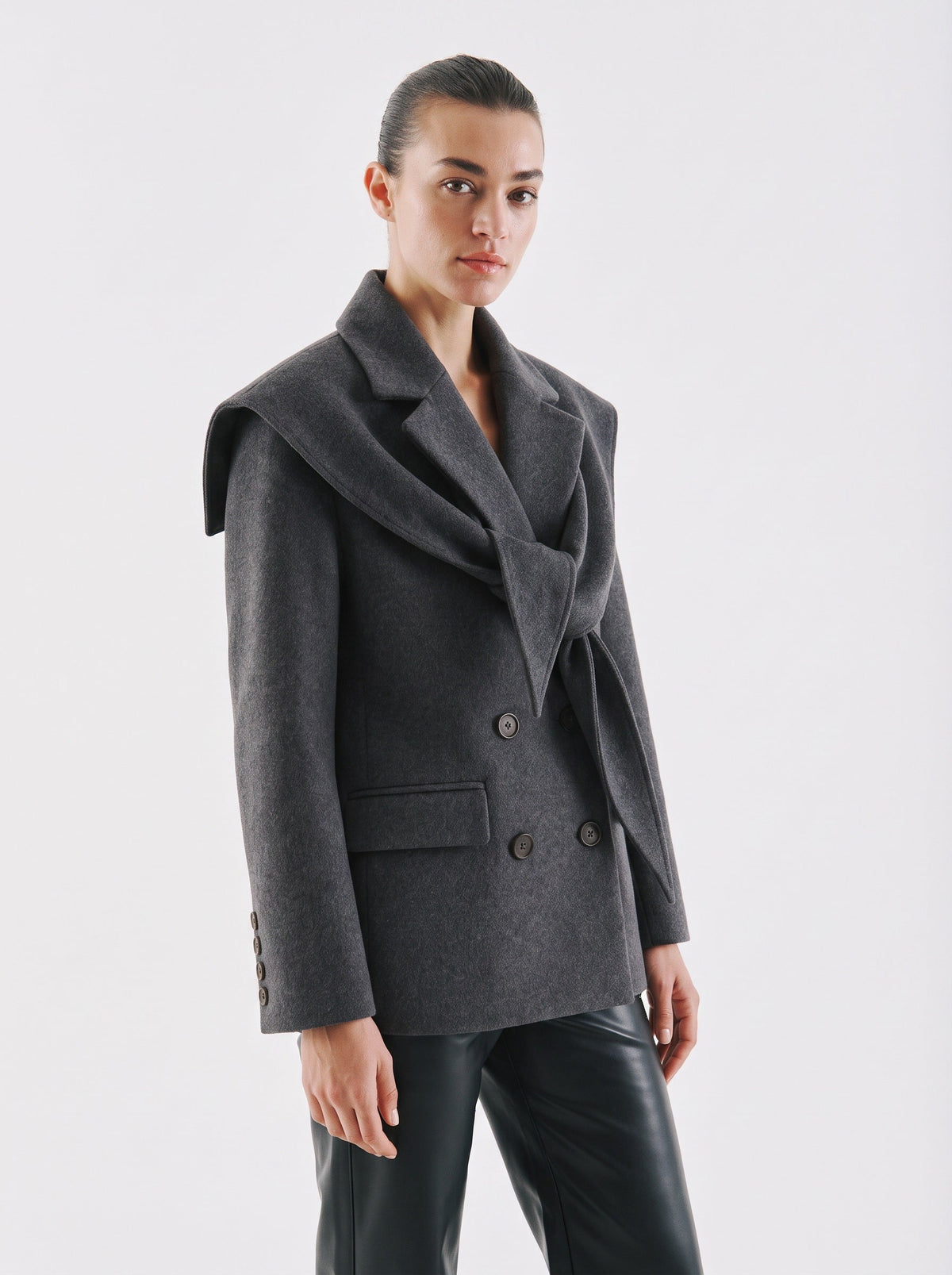 Omu Coat – Anthracite
