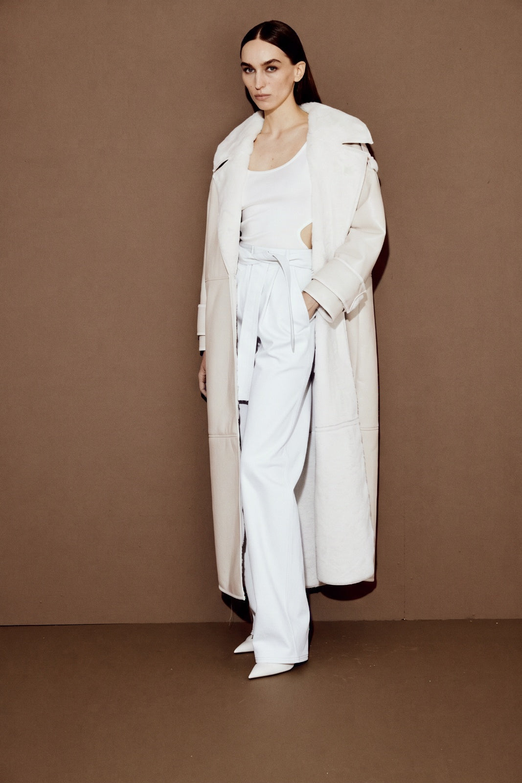 Riven Trousers – White