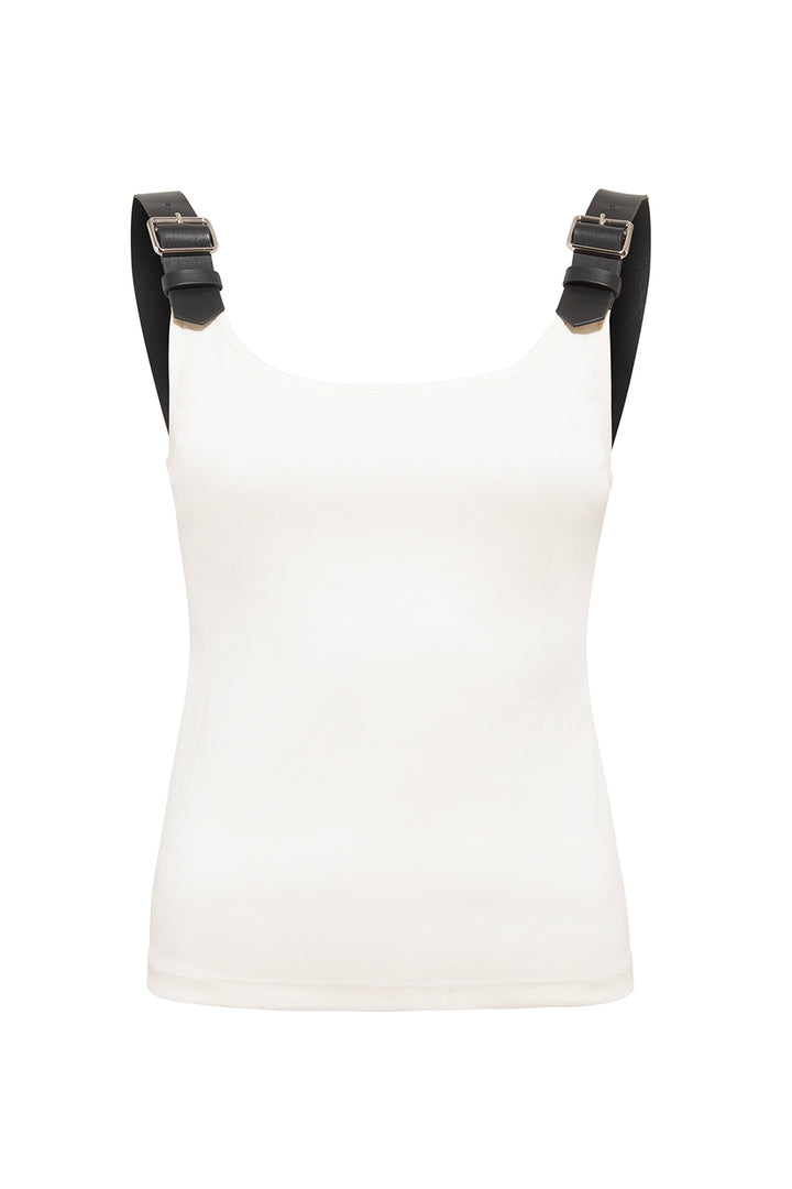 Sivera Black Strap Blouse