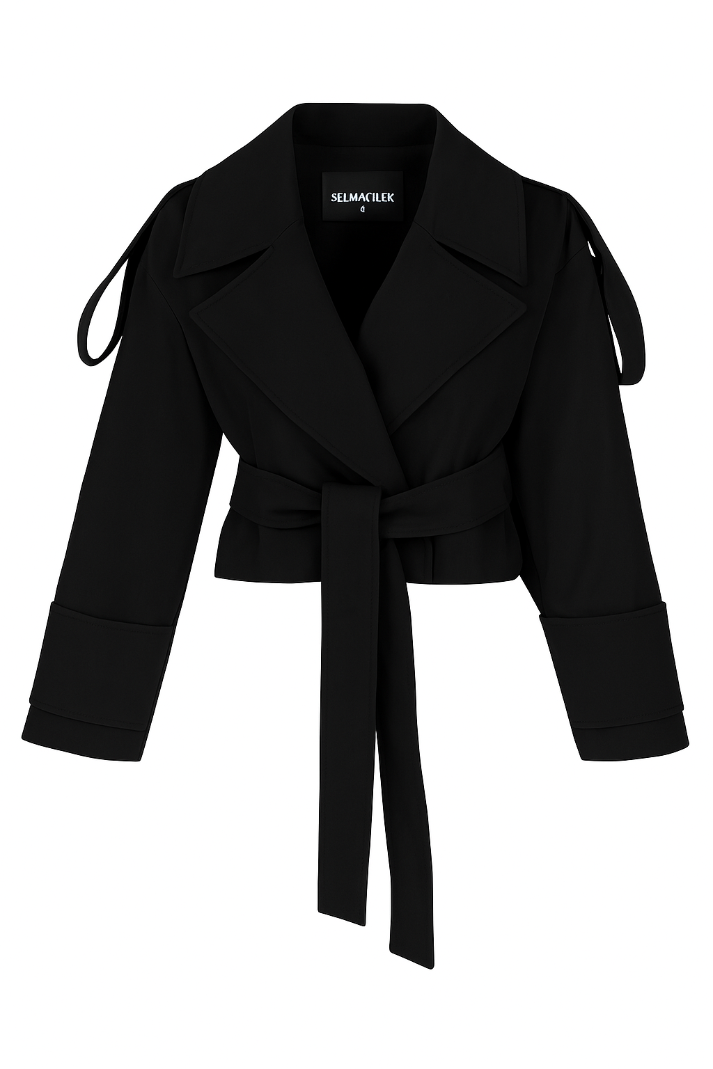 Nayla Canvas Jacket – Black