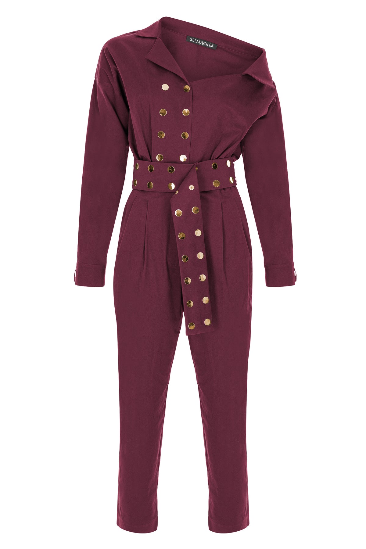 Milan Jumpsuit – Burgundy
